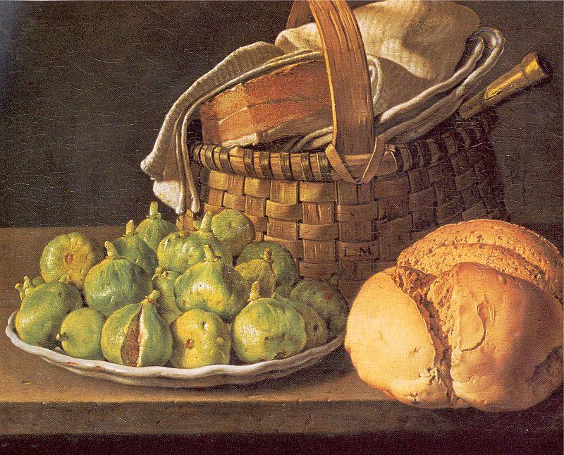 Melendez, Luis Eugenio Still-Life with Figs